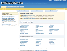 Tablet Screenshot of cvillecalendar.com